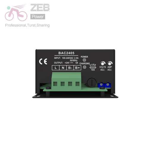 Cargador de batería eléctrico Smartgen DC para grupo electrógeno carga flotante a largo plazo Bac2405 24V